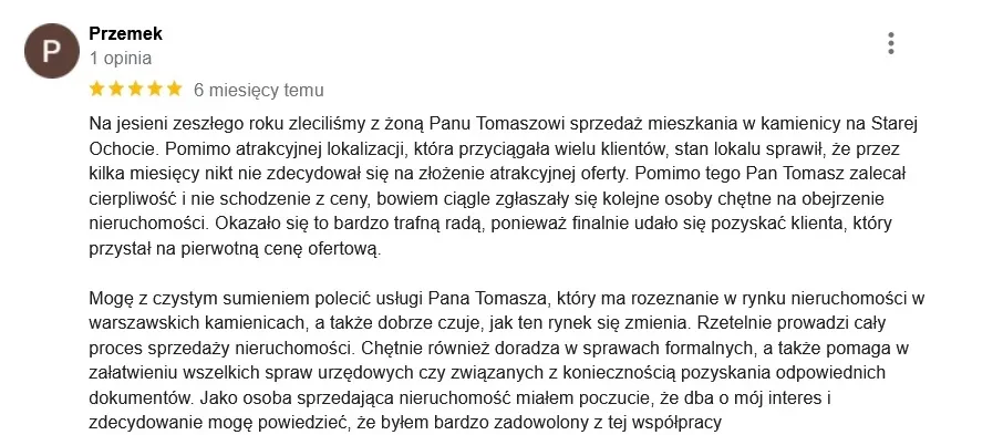 Referencja : Przemek